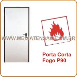 Porta Tipo Corta Fogo 2 x 1,00 x 2,10m