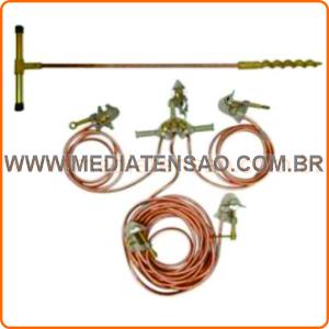 Conjunto de Aterramento Trifásico – MT455 – Até 36kV