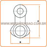 Manilha Sapatilha – A=110mm x B=60mm