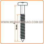 Parafuso Rosca Soberba 1/2’