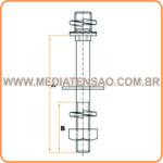 Pino Autotravante para Isolador Tipo Pilar