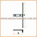 Suporte para Chave Fusível e Para-raio 1/4