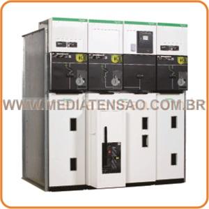 Painel – Cubículo de Média Tensão – SM6 – Combinação seccionadora – fusíveis QM