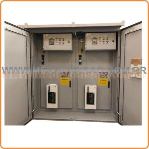 Cabine primaria padrão CPFL – 15kV – Uso externo – com 02 saídas com disjuntor