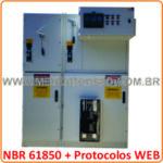 Cabine de proteção secundaria 15kV a 36 kV. Uso Interno (ou Externo), com rele Easergy P3, integrado e conectado