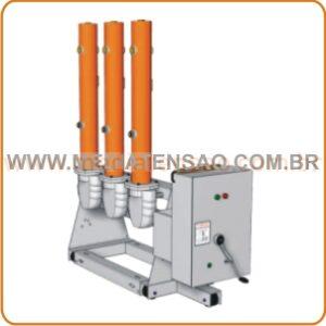 Disjuntor Tripolar a óleo Classe 15Kv – 350MVA – 630A Lateral – Beghim PL 15C