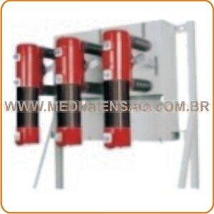 Disjuntor Tripolar a óleo Classe 15Kv – 350MVA – 630A – Areva Modelo DSF