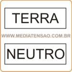 Placa Terra e Placa Neutro para Interligação