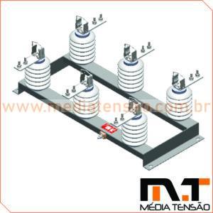 Base Tripolar HH 25kV 400A Uso ao Tempo