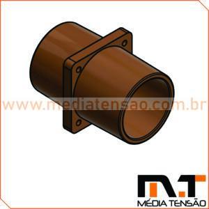 Bucha de Passagem Epóxi Flange Quadrada