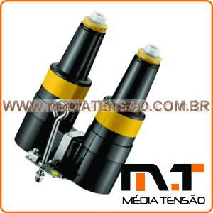 Bucha Estacionária de Derivação Dupla 35 kV 200A 25-LPFT200