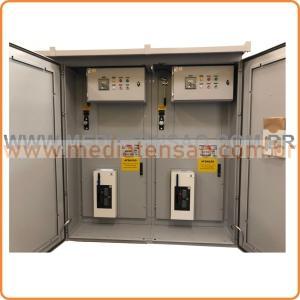 Cabine primaria padrão CPFL 15kV Externo 02 saídas com disjuntor