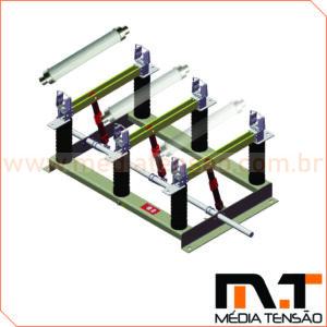 Chave seccionadora tripolar com porta fusível HH incorporado