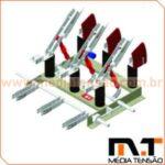 Chave Seccionadora 15kV 400A Com Carga sem Base e com Aterramento