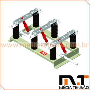 Chave seccionadora tripolar 15Kv 400A Abertura SEM Carga