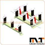 Chave Seccionadora Tripolar Abertura SEM Carga COM Base Para Fusivel HH