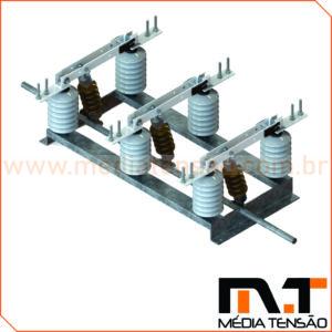 Chave seccionadora tripolar uso externo 15Kv 400A
