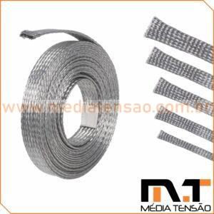 Cordoalha de Cobre Chato Estanhada