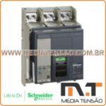 Disjuntor caixa aberta tripolar NT 1250 H1 Micrologic 2.0 Fixo Schneider
