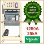 Disjuntor Schneider Easypact Evolis Vacuo 17.5kV 630A 1250A 25kA On Board com Rele e Trafos de Corrente