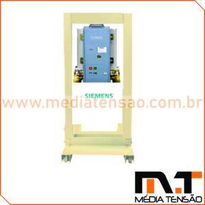 Disjuntor SIEMENS Tripolar a Vácuo 15Kv Sion 350MVA 1250A comando motorizado OFFBOARD