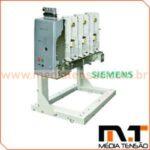 Disjuntor SIEMENS Tripolar a Vácuo 25Kv Sion 500MVA 1250A comando motorizado OFFBOARD