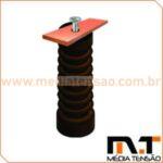 Isolador Pedestal em Epoxi Rosca Base Rosca Topo 24kV
