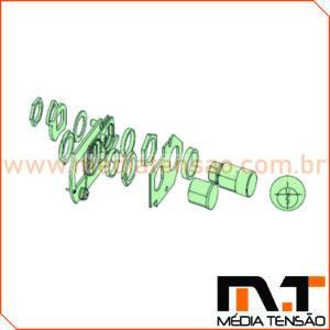 Kirk pan lock A3A4 para seccionadora Schneider SC6 BR3730351B