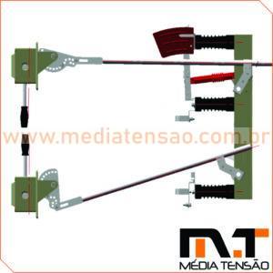 Manual Para Instalação de Punho de Manobra Frontal Chave com Aterramento