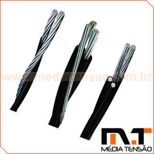 Cabo de Alumíno Quadriplex 3x 16+1x 16mm² Veias Pretas