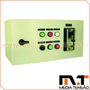 Painel de Proteção Indireta composto por Relé URP 1439TU e Nobreak