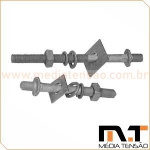 Pino Autotravante para Isolador Tipo Pilar