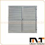 Porta de Chapa Veneziana 2 x 1,10 x 2,10m