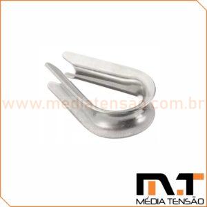 Sapatilha para Cabo de Aço até 3/8