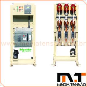 Schneider Easypact / Evolis Vacuo 17,5kV 630A / 1250A 25kA + Relé Schneider Vamp 11 + Transformadores de Corrente (TC´s) + Transformadores de Potencial (TP´s)