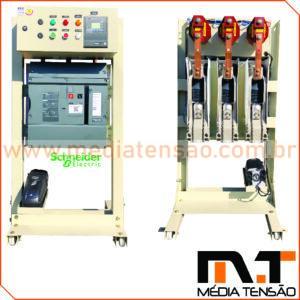 Schneider Easypact Evolis Vacuo 17.5kV 630A 1250A 25kA + Relé Schneider S42 + Transformadores de Corrente TCs