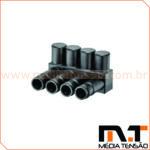 Barramento blindado 4 PORTAS para rede subterrânea 0,6-1,0kV (SLVC BMI) SLVC-J4-500MCM