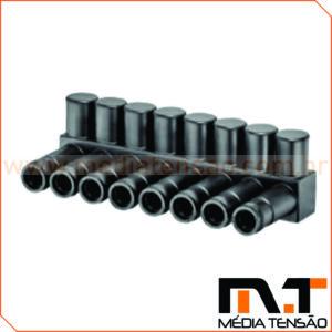 Barramento blindado 8 PORTAS para rede subterrânea 0,6-1,0kV (SLVC BMI) SLVC-J8-500MCM