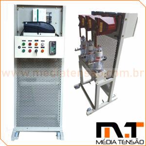 Disjuntor Tavrida a vácuo 17,5 kV 800 a 20 kA High Tech – TVD – com  módulo micro processado cm-16 110/220v, On Board com trafos de corrente e relé de proteção