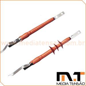 Terminação TE (Raychem/Tyco) Polimérica A frio – Uso Interno TFTI 4121 ou Externo TFTO 4121 – para cabos até 95mm² em 8,7/15Kv ou 12/20Kv