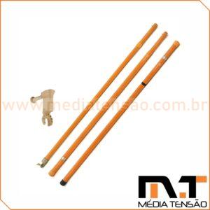 Vara de Manobra em Fenolite – Uso Interno – 3 Elementos – ø 32mm – 3,00 metros