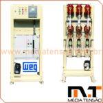 Disjuntor a Vácuo WEG VBWC 15kV 630A 25kA com relé para geração distribuída e transformadores de potencial
