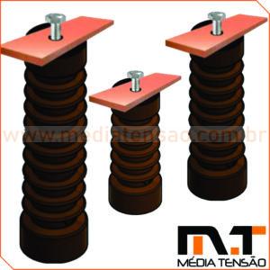 Isolador Pedestal em Epoxi Rosca Base Rosca Topo