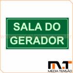 Placa de advertência fotoluminescente