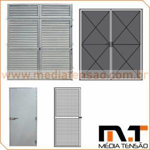 Porta para subestacao 1 Porta para subestacao