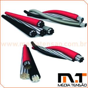 Cabo de Alumíno Triplex 2×16+1x16mm² Veias Coloridas